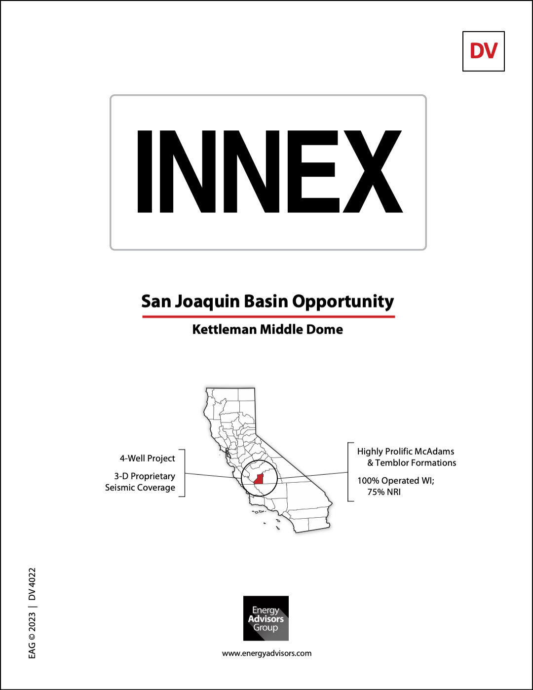 SAN JOAQUIN BASIN DRILLING - Energy Advisors Group SAN JOAQUIN BASIN DRILLING